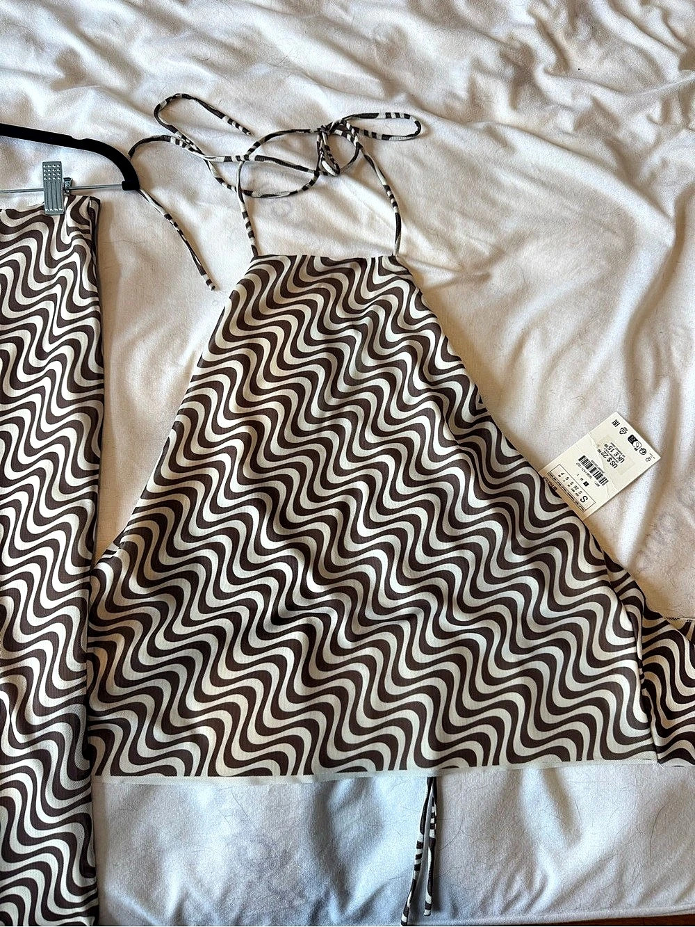 ZARA set skirt and halter top matching